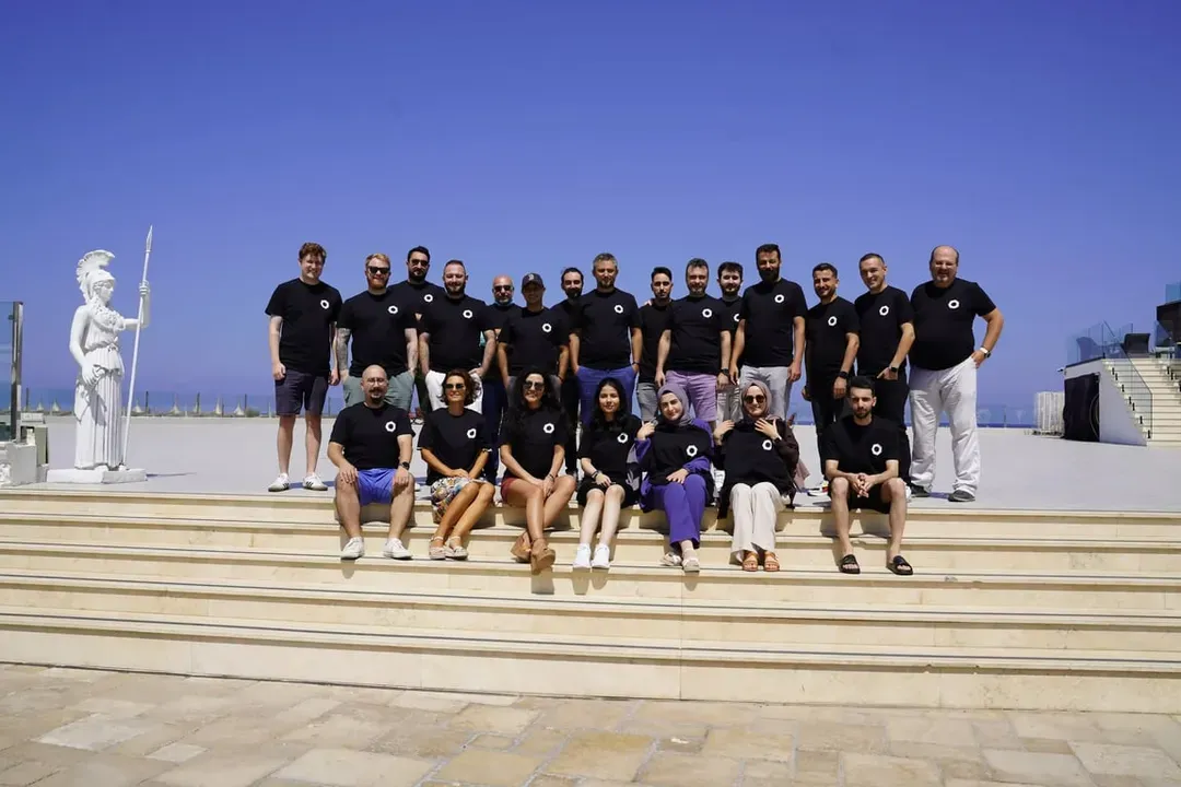 The Keepnet team together at a company offsite