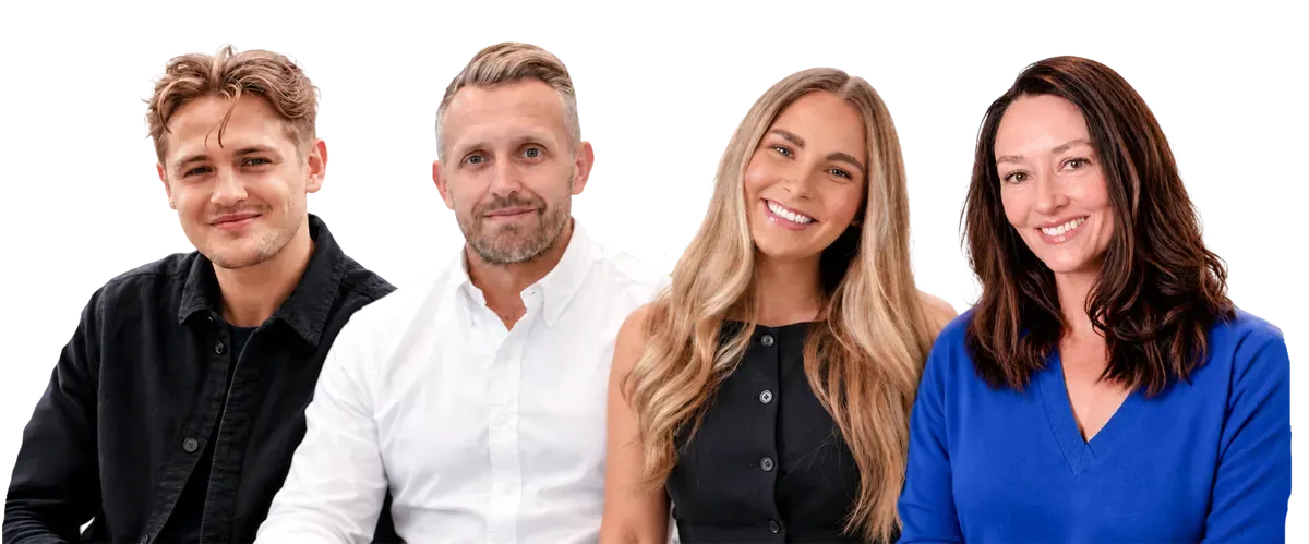 Tom, Matt, Ellie and Shonna, the Keepnet team you will meet