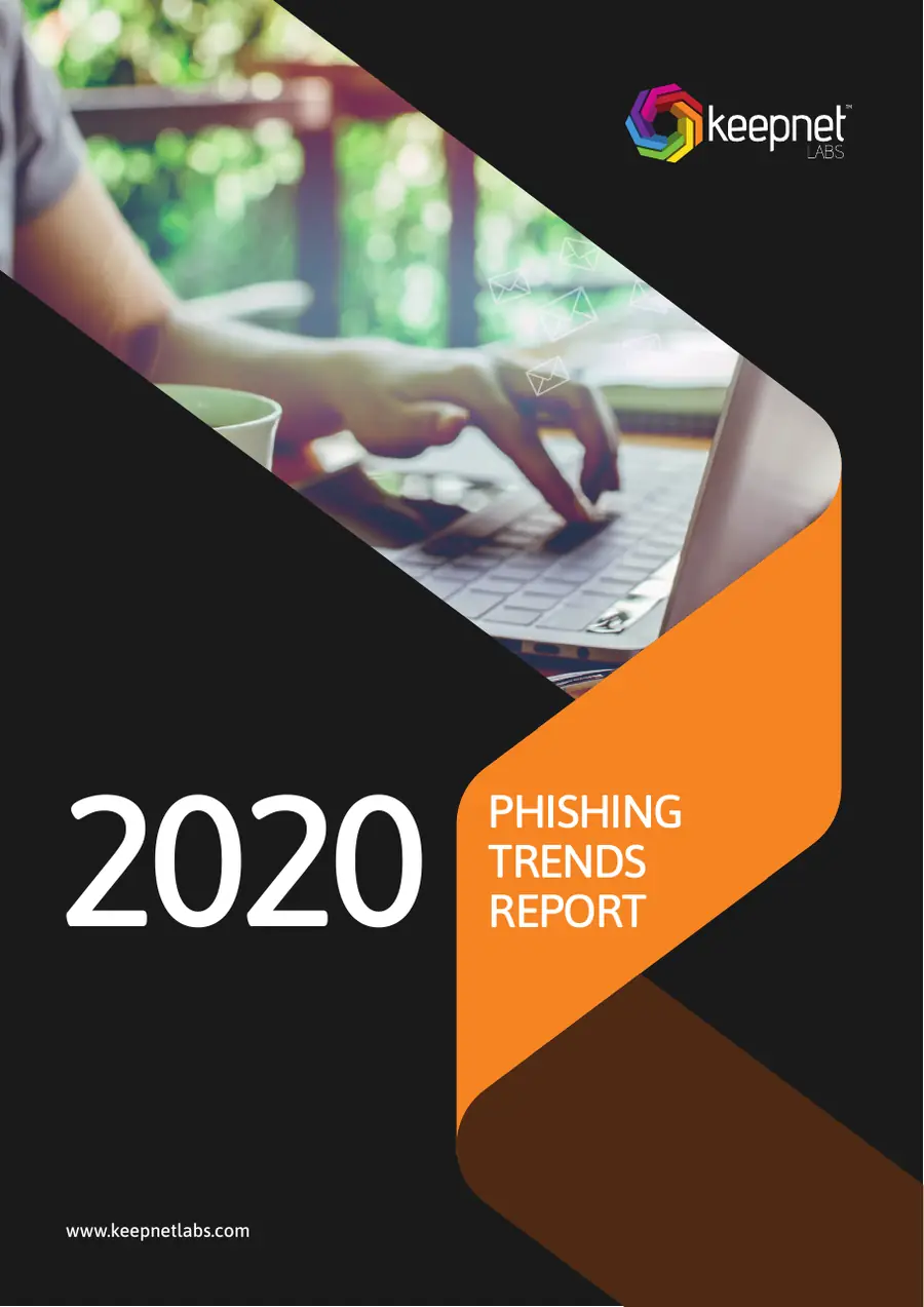 2020 Phishing Trends Report, page 1 of 15