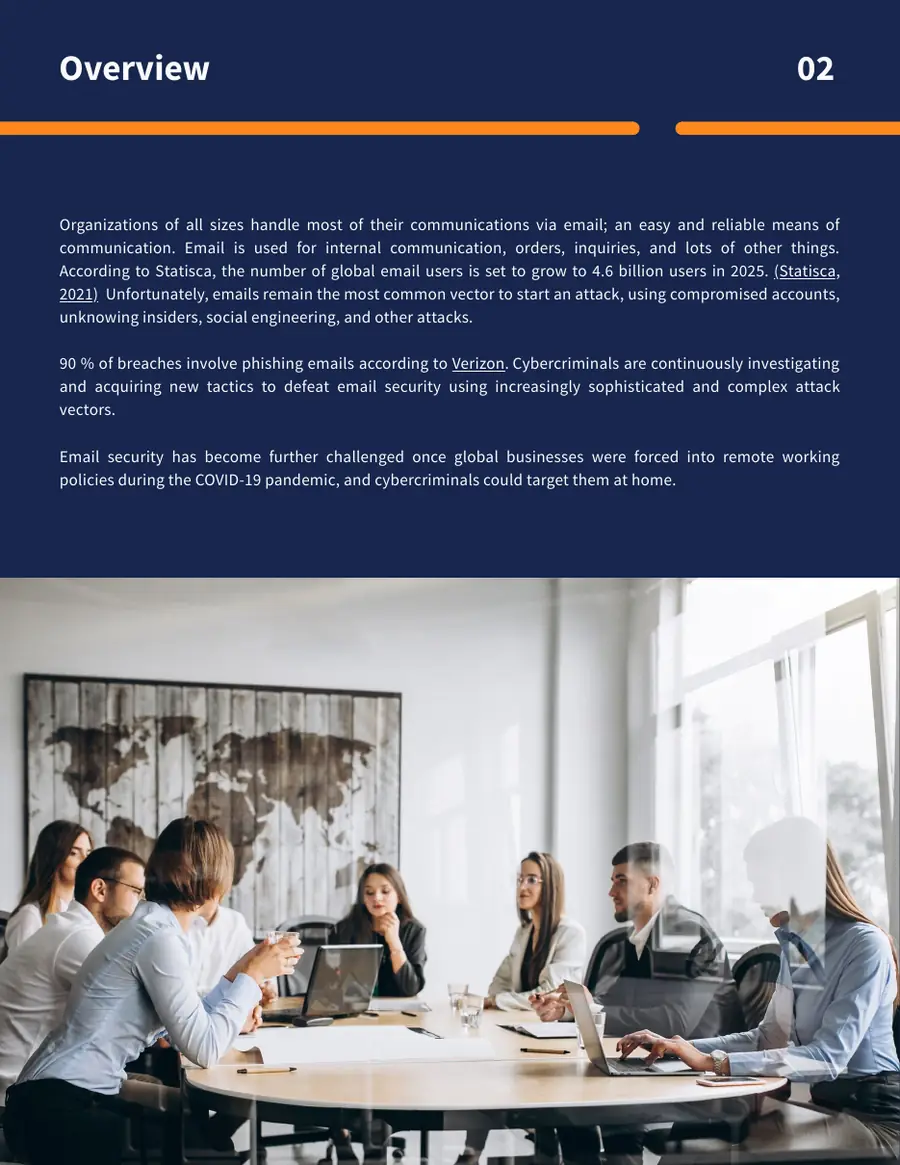 2021 Email Security Vulnerability Report, page 2 of 17