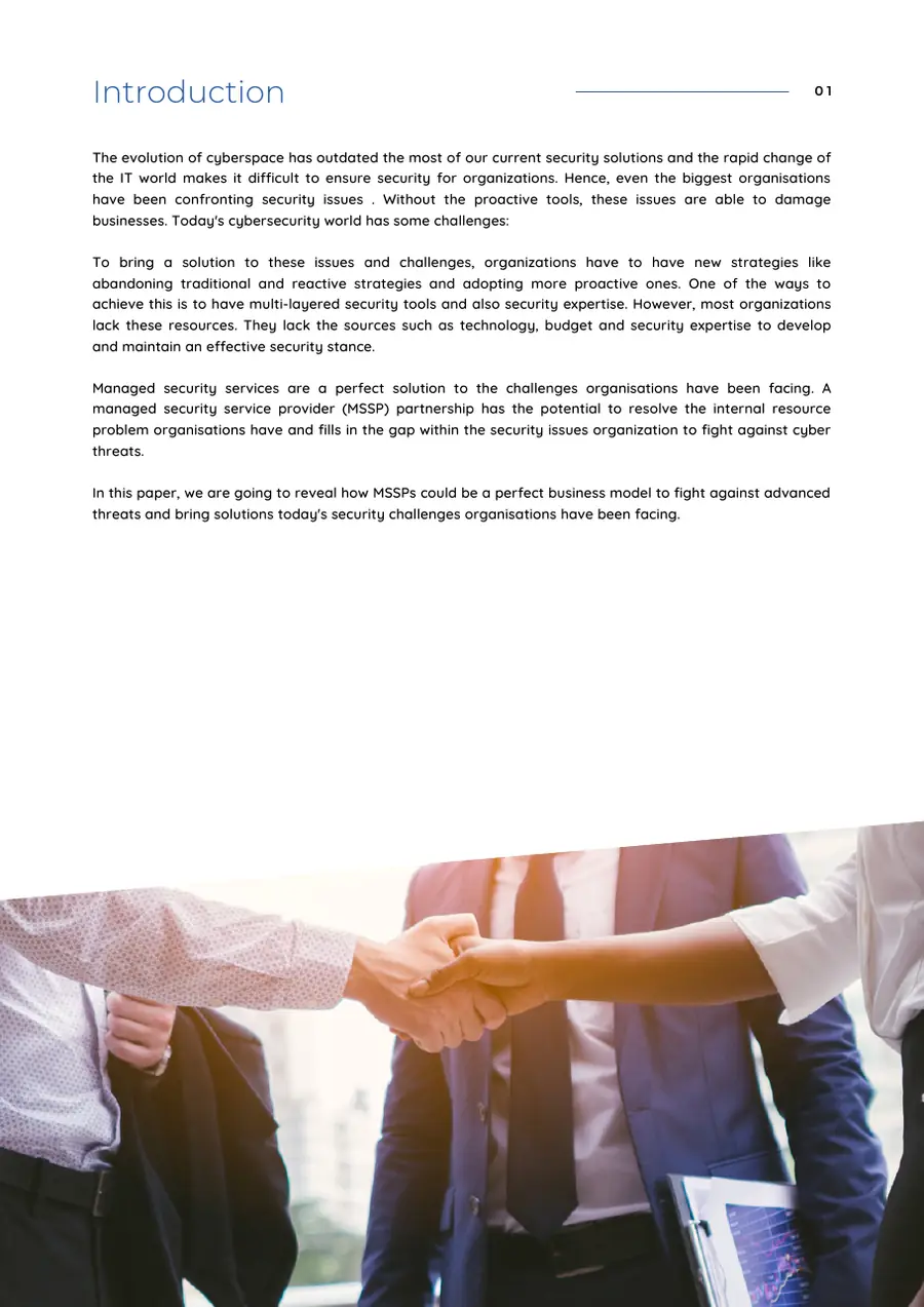MSSP Business Model, page 3 of 11